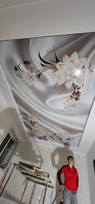 Натяжной потолок: Натяжной потолок Матовое, 3D потолки, Глянцевое Бесплатный замер, Гарантия, Монтаж at lalafo.kg — 30 Натяжной потолок: Натяжной потолок Матовое, 3D потолки, Глянцевое Бесплатный замер, Гарантия, Монтаж — 30