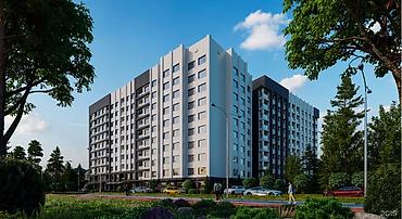 building: 1 комната, 55 м², парк Фучика Элитка, 4 этаж, ПСО (под самоотделку) — 1