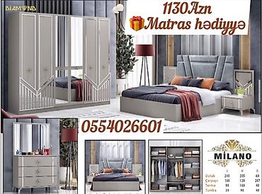 Yataq otağı dəstləri: İkinəfərlik çarpayı, Yeni -da lalafo.az — 45 Yataq otağı dəstləri: İkinəfərlik çarpayı, Yeni — 45