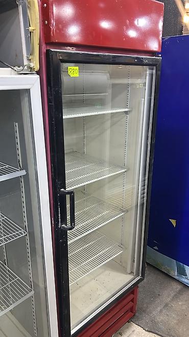 Tək qapılı vitrin tipli kommersiya soyuducusu - Şüşə qapı