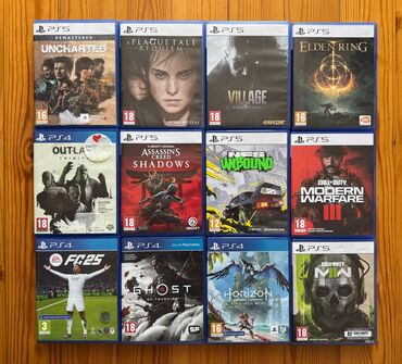 playstation 5 bakida: PS5 Uncharted Thieves Collection - 35 azn PS5 A Plague Tale Requiem -