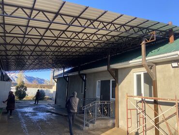 Сварка: Делаем Навес навес сварка Перилы рещетка — 21