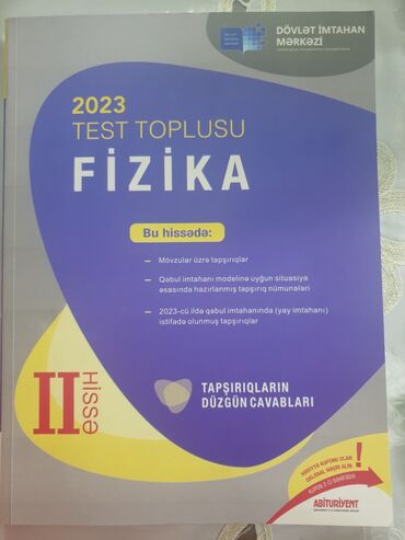 fizika pdf yukle: Fizika yeni nəşr dim. 2 ci hissədir. Yenidir. Səhv alındığına görə