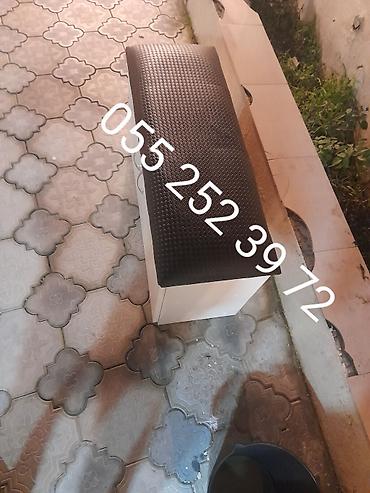 pufik satisi: Yeni, Pufik oturacaq, Dəri, rəng - Ağ, Kredit yoxdur, Ödənişli çatdırılma — 5