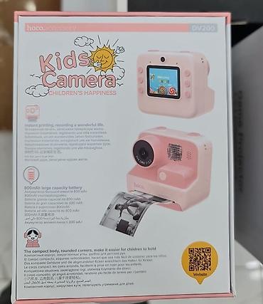 Oyuncaqlar: Hoco DV200 Kids Camera – uşaq fotoaparatı, ani çap funksiyası ilə — 2