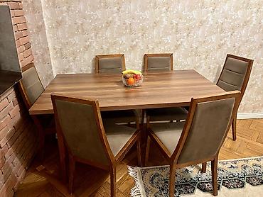 oturacaglar: Masa dəsti satılır 190₼. Ünvan Xırdalan. 4865. Fatimə99Yemək otağı — 1