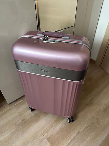Putni koferi i torbe: TITAN WILD ROSE. Veliki Putni kofer. Veličine L, dimenzije — 4