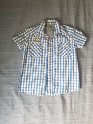 pantalone od veštačke kože: Shirt Benetton, L (EU 40), color - White