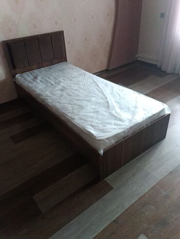 кровать односпальная купить: Новый, Односпальная кровать, С матрасом, Азербайджан