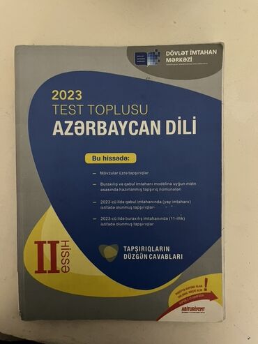 azərbaycan dili test toplusu 2023 pdf yukle: 2023-cü il buraxılışlı Azərbaycan dili fənni üzrə test toplusu. Bu