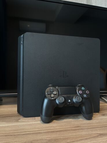 playstation 4 oyunlari bakida: PlayStation 4 SLIM 1 TB🔥 6 Oyunlu🔥 RDR 2,Mortal Kombat 11,NFS