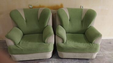 ofis mebeli kreslo: Klassik divan, 2 kreslo