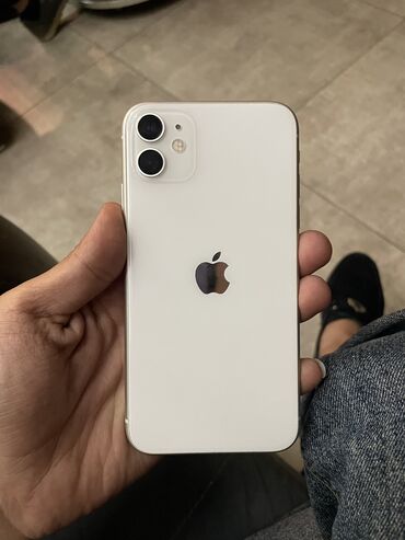 iphone 11 satış: IPhone 11, 64 GB, Ağ, Zəmanət, Face ID