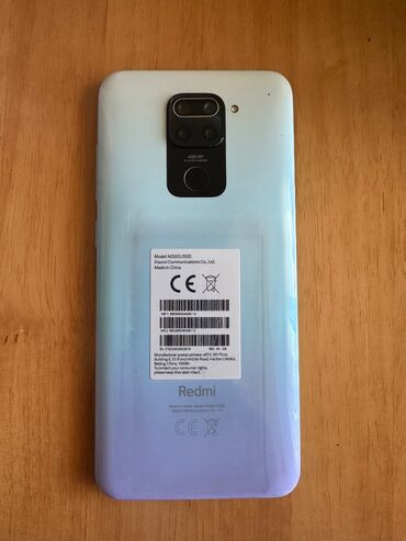 Xiaomi: Xiaomi Redmi Note 9, 64 GB, rəng - Mavi, 
 Sensor, Barmaq izi, İki sim kartlı