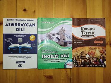 Testlər: Azərbaycan dili qayda kitabı- son nesrdir. qiymət 5 AZN. Ingilis dili