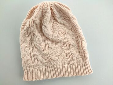 różowa czapka: Hat, 40-41 cm, condition - Very good
