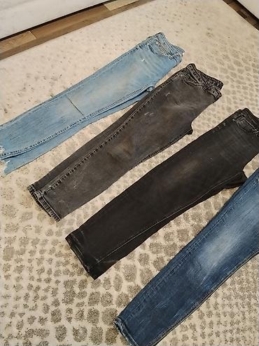 34 helanke: Lot ženskih farmerki – 4 para - Kroj: uske (skinny), nizak do srednji — 1