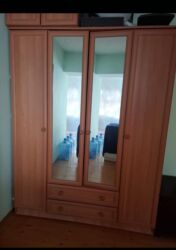 ikinci el qapi pencereler: Б/у, Распашной, Прямой шкаф, Гардеробный шкаф