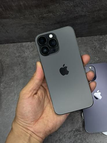 iphone cs: IPhone 14 Pro Max, Б/у, 256 ГБ, Зарядное устройство, Защитное стекло, Чехол, В рассрочку, 95 % — 3