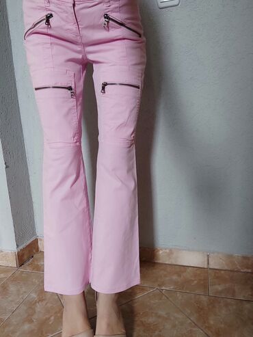 Pantalone: Guess puder roze,nove,s,7/8 — 6