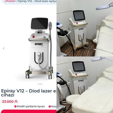 Lazer aparatları: Epiray 12v lazer aparati 11.000azn satilir. Texnologiya: Diod +