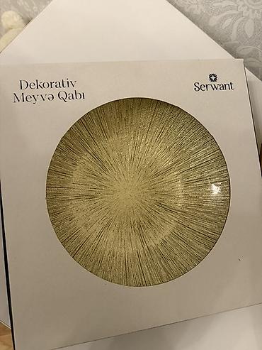 1 yas dekoru: TAM YENİ Qızılı dekorativ servis dəsti – Serwant — 2