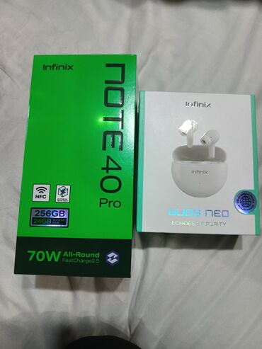 на телефон: Infinix Note 40 Pro, Колдонулган, 256 ГБ