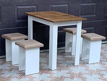 Masa və oturacaq dəstləri: Mətbəx üçün, 4 stul — 13