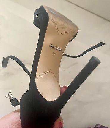 Basanoşka və səndəllər: Massimo Dutti, Ölçü: 38, rəng - Qara, İşlənmiş — 3