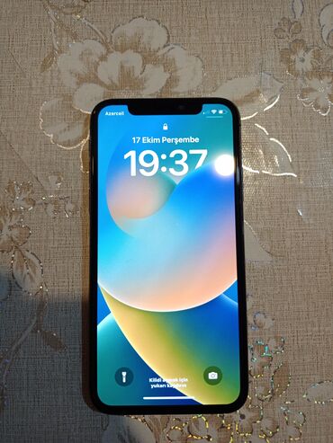 apple x ekran: IPhone X, 256 GB, Qızılı