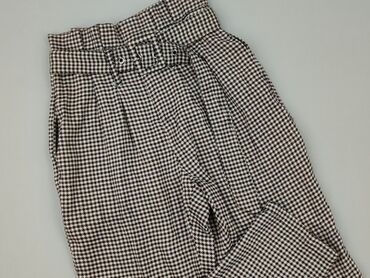 sukienki z paskiem w talii: Material trousers for women, S (EU 36)