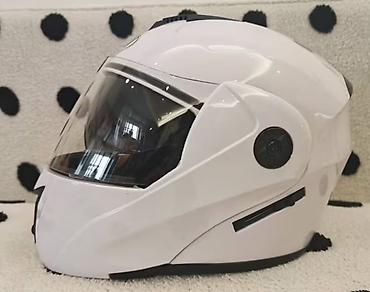 dayun motor: Çənəsi açılan DAYU modul tipli motosiklet dəbilqəsi – ağ rəng 75-azn — 3