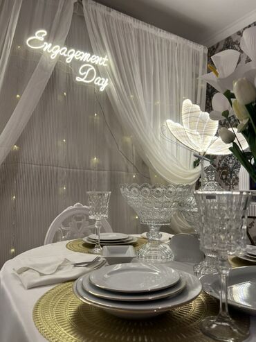 Dekorlar və bəzəklər: TƏDBİR AVADANLIQLARI SATILIR – FULL DEKOR PAKETİ Nişan, xına, ad — 10