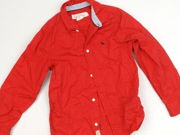 Shirts: Shirt 8 years, condition - Perfect, pattern - Monochromatic, color - Red