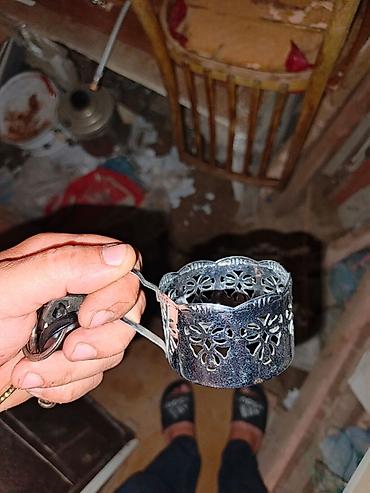 Məhsul: Metal fincan altlığı/çay stəkanı üçün qulplu otvyortka tipli