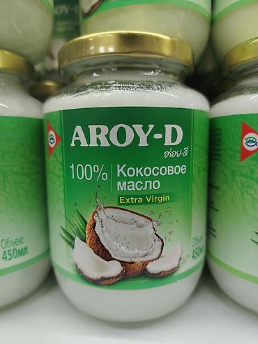 aroy d: Кокосовое масло Aroy-D, 100%, Extra Virgin. Стеклянная банка с — 1