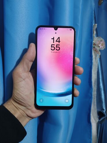 samsung galaxy tab a7 qiymeti: Samsung Galaxy A24 4G, 128 GB, rəng - Qara, Barmaq izi