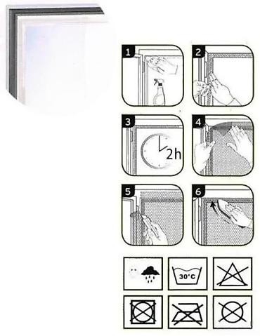 Oprema i sredstva za zaštitu: Mreža protiv insekata za prozore – Powerfix Profi+ - Set od 2 komada — 4