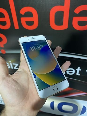 iphone 8plus: IPhone 8 Plus, 64 GB, Qızılı, Simsiz şarj — 2