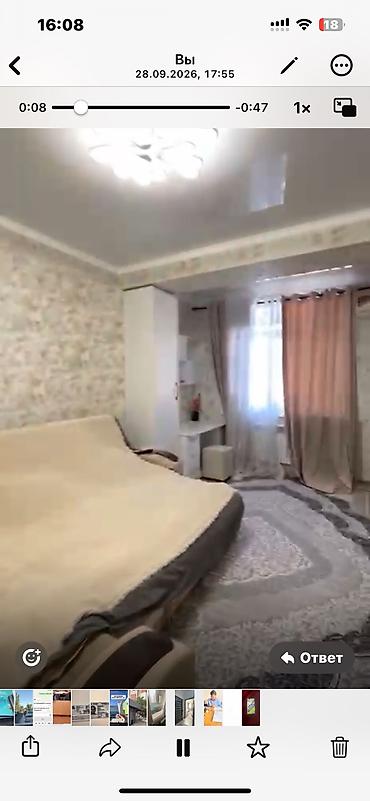 Аренда квартир: 1 комната, 12 мкр Собственник, Без животных, от 1 года, С мебелью полностью — 4