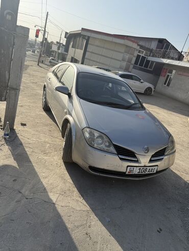 тойота каролла 2004: Nissan Primera седан (P12), правый руль, серебристый цветобьем 1,8