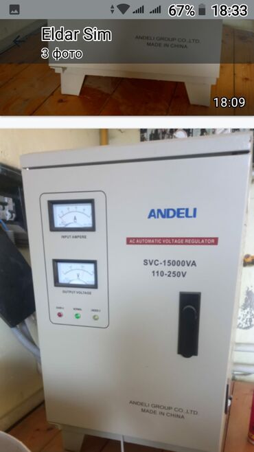 isiq generatoru: Yeni, Sənaye üçün, 1 faza, Gərginliy stabilizatoru, 110 V, Ünvandan götürmə, Kredit yoxdur