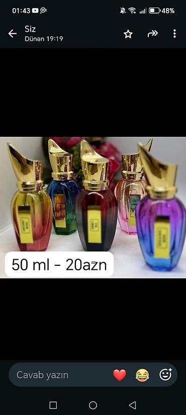parfum az: Parfüm yağları – müxtəlif ətir nüansları ilə Həcm və qiymətlər — 2