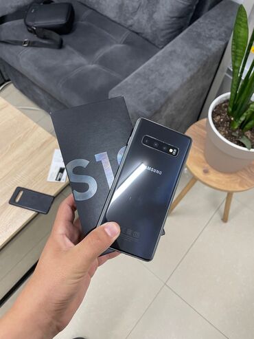 самсунг телефон s10: Samsung Galaxy S10, Б/у, 128 ГБ, цвет - Серый, 2 SIM, eSIM