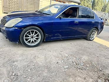 аваринные машины: Nissan Skyline: 2002 г., 3 л, Автомат, Бензин, Седан — 4
