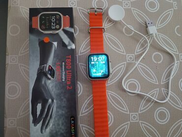 Смарт часы: Новый, Смарт часы, Smart, Сенсорный экран, цвет - Оранжевый