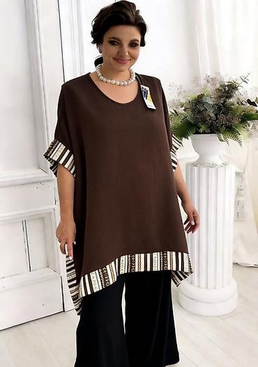 Bluze: Ženska bluzica/pončo „Emi Moda“ – Made in Italy - Kroj: širok, pončo — 16