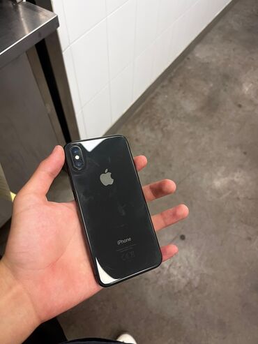 мониторы для видеонаблюдения: IPhone X, Колдонулган, 64 ГБ, Black Titanium, Каптама, 100 %