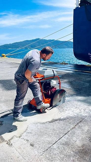 Beton işləri: Beton və asfalt kəsimi xidməti - Yüksək güclü yerüstü kəsici — 13
