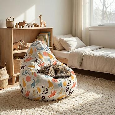 tazz papuce: Lazy Bag – Mačke na svetloj pozadini (šifra: 214-270) Univerzalni — 1